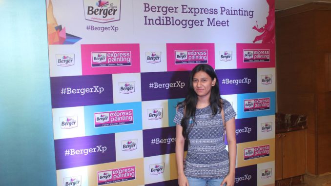 Berger Paint Blogger Meet, Meghana Pawar